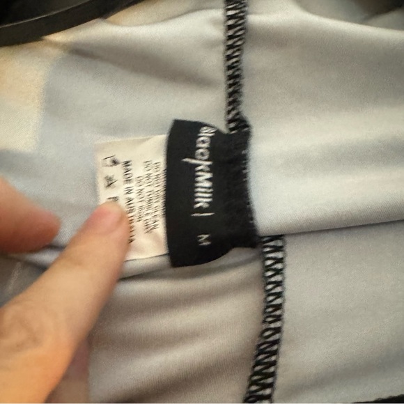 Galaxy Blue Suspender Leggings- Size Medium BlackMilk Clothing - Picture 8 of 9